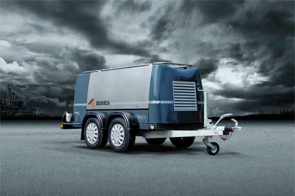High pressure hot water trailer KOKS Group innovation
